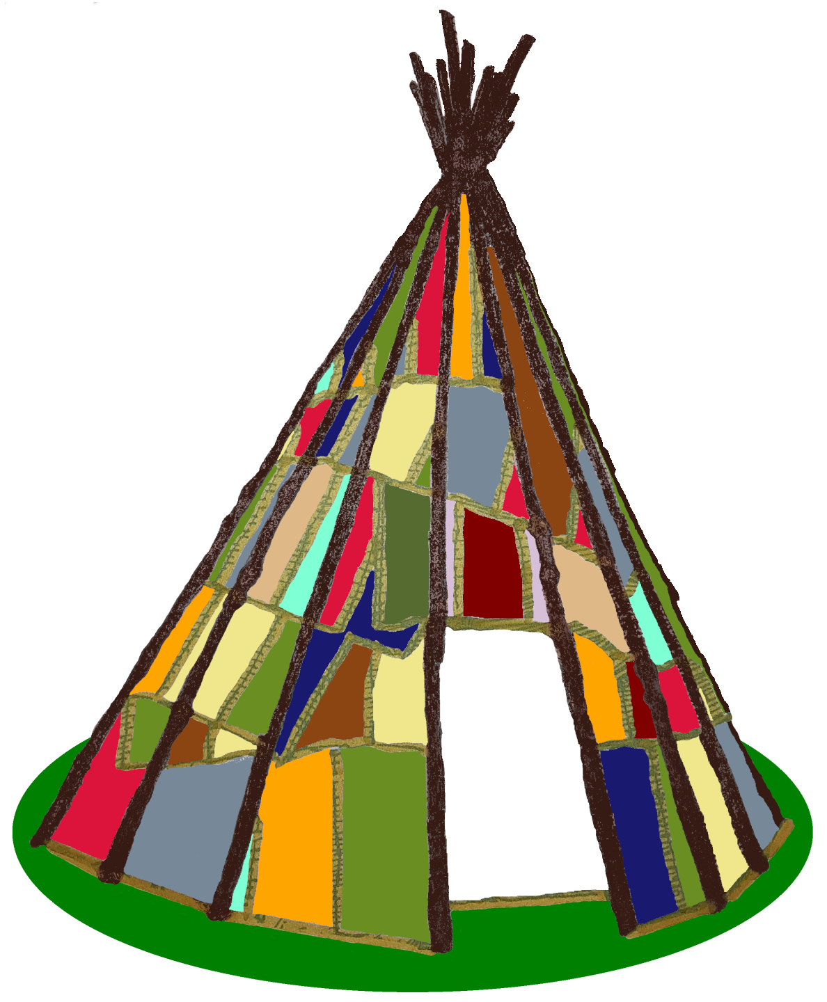 teepee graphic for hotels and lodging link